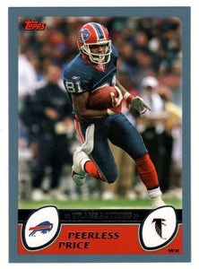 Peerless Price - Atlanta Falcons (NFL Football Card) 2003 Topps # 278 Mint