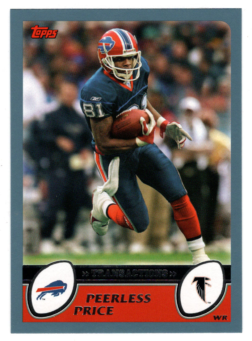 Peerless Price - Atlanta Falcons (NFL Football Card) 2003 Topps # 278 Mint