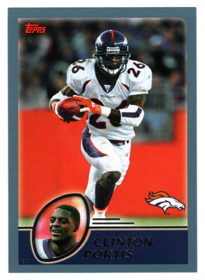 Clinton Portis - Denver Broncos (NFL Football Card) 2003 Topps # 288 Mint