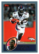 Clinton Portis - Denver Broncos (NFL Football Card) 2003 Topps # 288 Mint