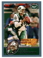 Chad Pennington - New York Jets - Weekly Wrap Up (NFL Football Card) 2003 Topps # 306 Mint