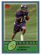 Keenan Howry RC - Minnesota Vikings (NFL Football Card) 2003 Topps # 312 Mint