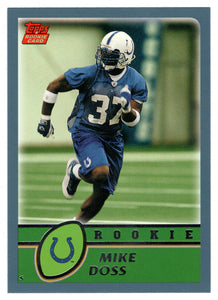 Mike Doss RC - Indianapolis Colts (NFL Football Card) 2003 Topps # 328 Mint