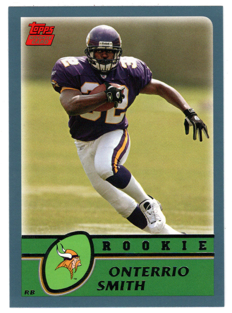 Onterrio Smith RC - Minnesota Vikings (NFL Football Card) 2003 Topps # 336 Mint