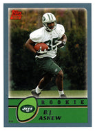 B.J. Askew RC - New York Jets (NFL Football Card) 2003 Topps # 339 Mint