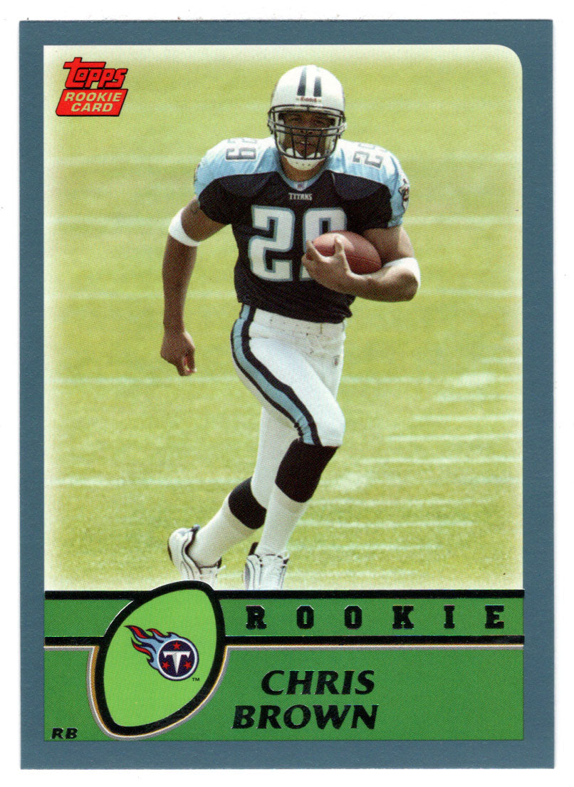 Chris Brown RC - Tennessee Titans (NFL Football Card) 2003 Topps # 357 Mint