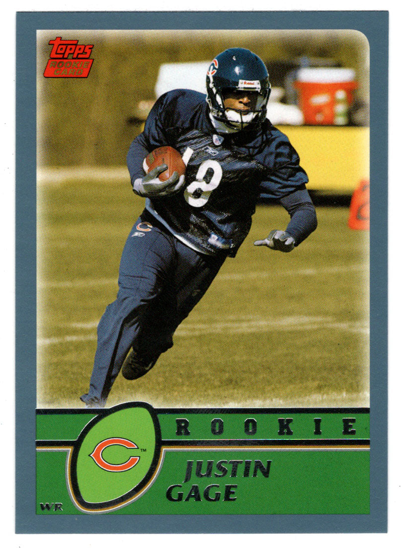 Justin Gage RC - Chicago Bears (NFL Football Card) 2003 Topps # 358 Mint