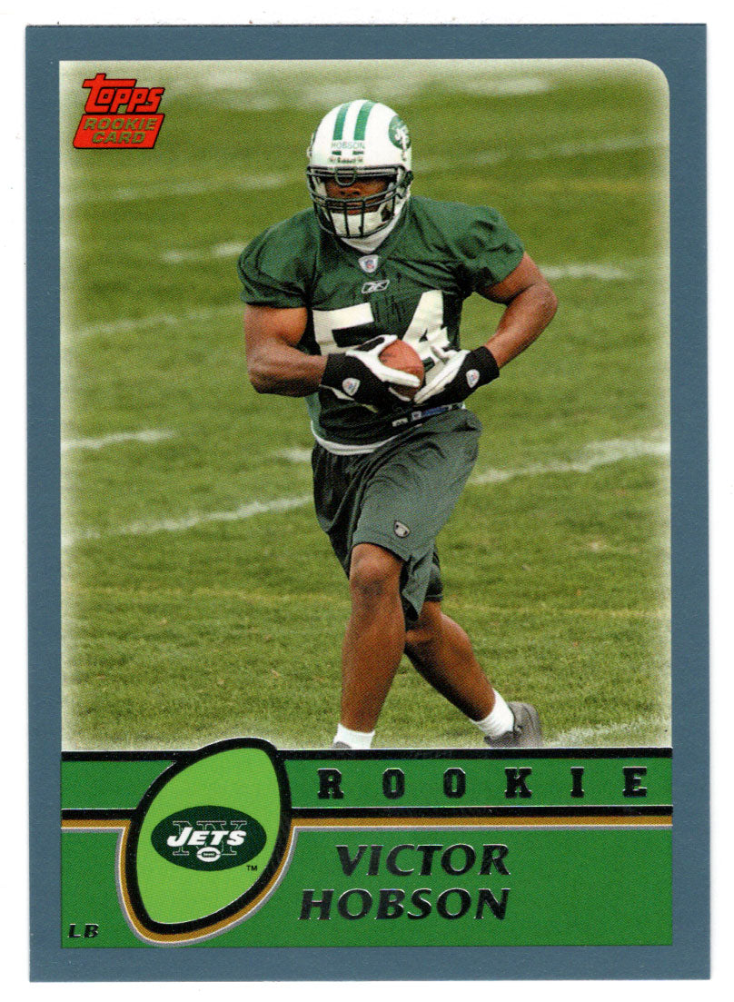 Victor Hobson RC - New York Jets (NFL Football Card) 2003 Topps # 361 Mint