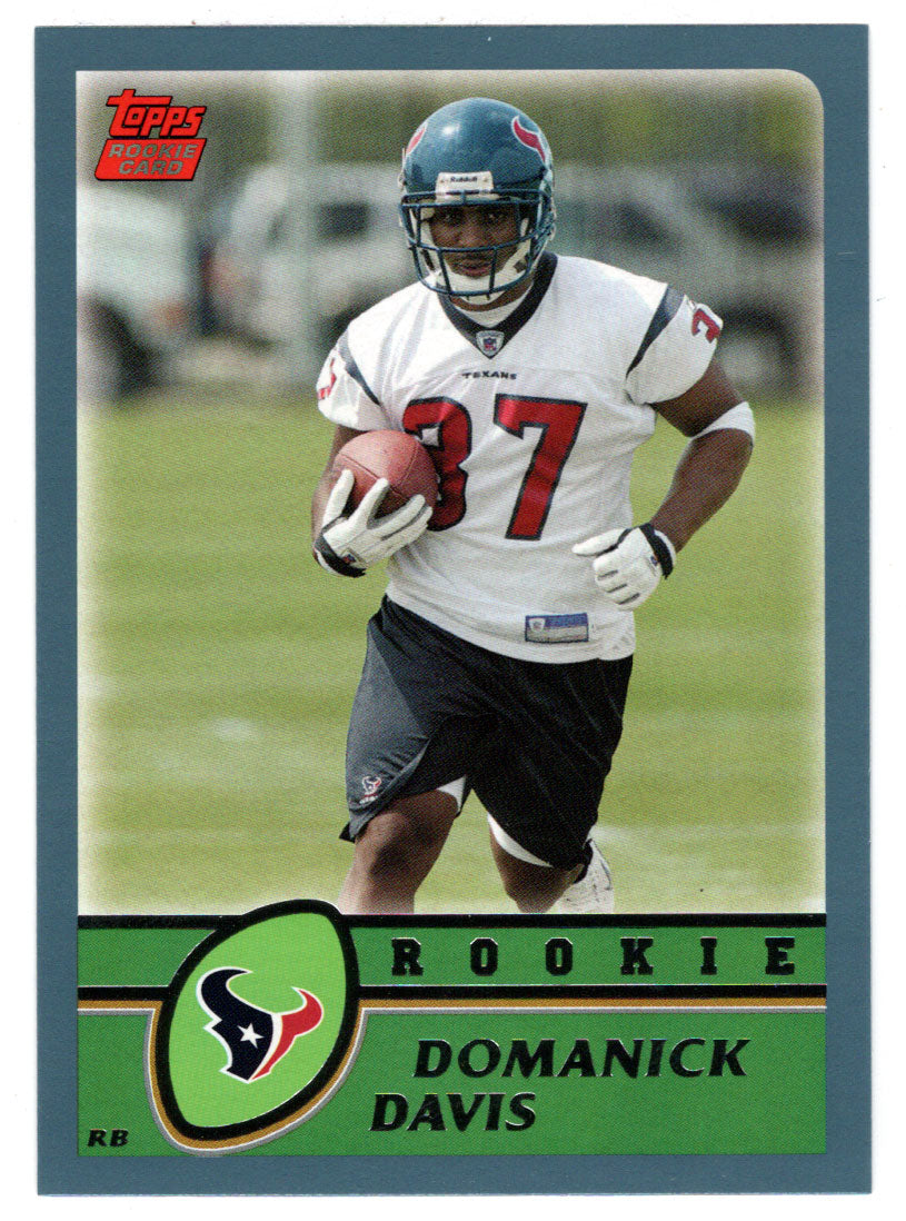 Domanick Davis RC - Houston Texans (NFL Football Card) 2003 Topps # 369 Mint