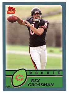 Rex Grossman RC - Chicago Bears (NFL Football Card) 2003 Topps # 370 Mint
