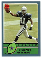 Terence Newman RC - Dallas Cowboys (NFL Football Card) 2003 Topps # 383 Mint