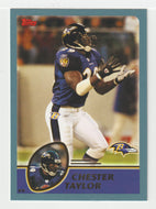 Chester Taylor - Baltimore Ravens - GOLD (NFL Football Card) 2003 Topps # 63 Mint