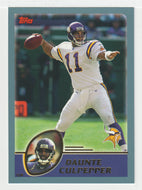 Daunte Culpepper - Minnesota Vikings - GOLD (NFL Football Card) 2003 Topps # 82 Mint