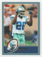 Derek Ross - Dallas Cowboys - GOLD (NFL Football Card) 2003 Topps # 135 Mint