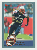 Deion Branch - New England Patriots - GOLD (NFL Football Card) 2003 Topps # 154 Mint