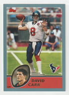 David Carr - Houston Texans - GOLD (NFL Football Card) 2003 Topps # 268 Mint