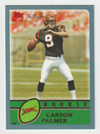 Carson Palmer - Cincinnati Bengals - Rookie Season - GOLD (NFL Football Card) 2003 Topps # 311 Mint