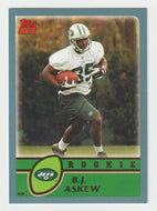 B.J. Askew - New York Jets - Rookie Season - GOLD (NFL Football Card) 2003 Topps # 339 Mint
