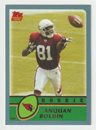Anquan Boldin - Arizona Cardinals - Rookie Season - GOLD (NFL Football Card) 2003 Topps # 348 Mint