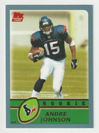 Andre Johnson - Houston Texans - Rookie Season - GOLD (NFL Football Card) 2003 Topps # 380 Mint