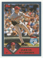 Jarrod Washburn - Anaheim Angels (MLB Baseball Card) 2003 Topps Opening Day # 2 Mint