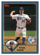 Paul Byrd - Kansas City Royals (MLB Baseball Card) 2003 Topps Opening Day # 14 Mint