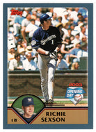 Richie Sexson - Milwaukee Brewers (MLB Baseball Card) 2003 Topps Opening Day # 16 Mint