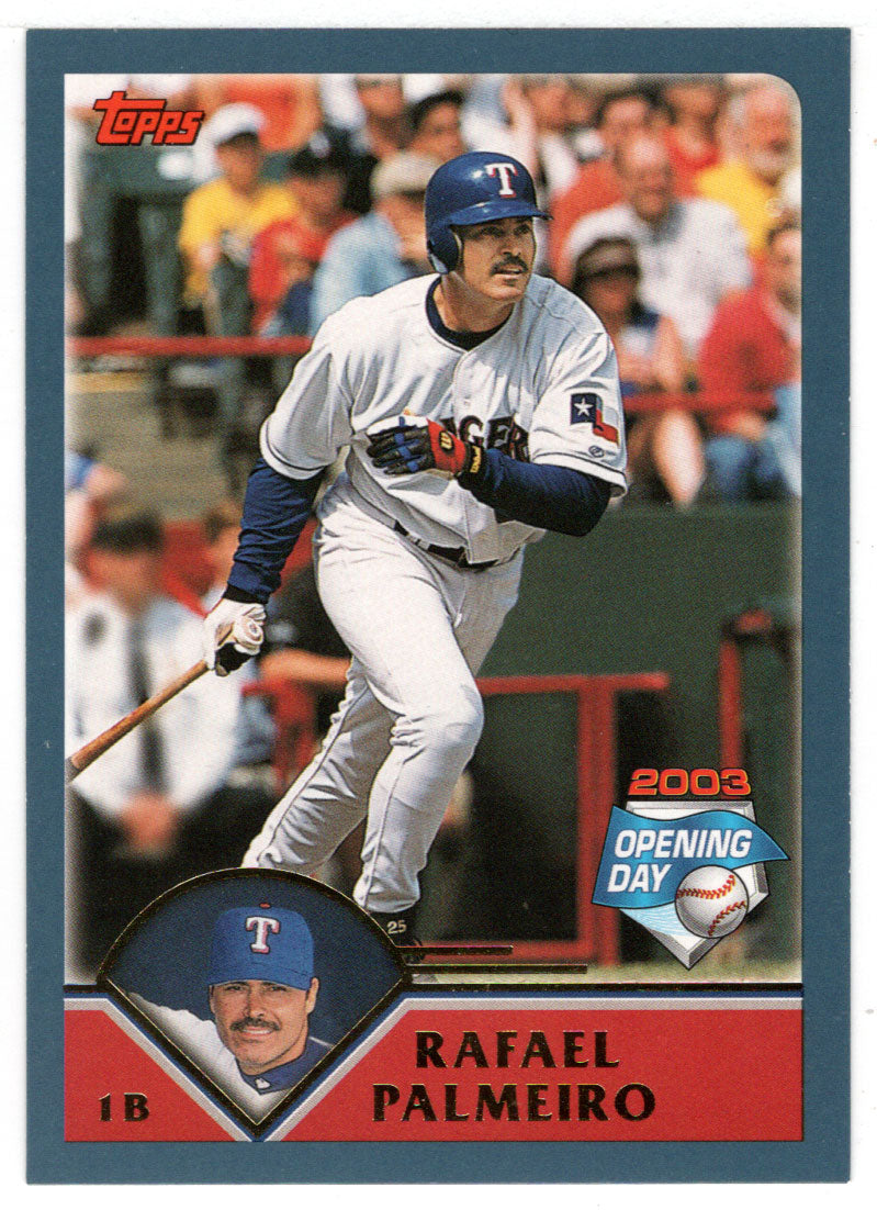 Rafael Palmeiro - Texas Rangers (MLB Baseball Card) 2003 Topps Opening Day # 28 Mint