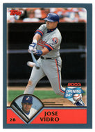 Jose Vidro - Montreal Expos (MLB Baseball Card) 2003 Topps Opening Day # 33 Mint
