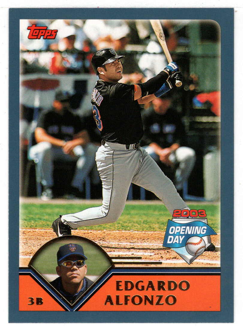 Edgardo Alfonzo - New York Mets (MLB Baseball Card) 2003 Topps Opening Day # 44 Mint