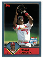 Edgar Renteria - St. Louis Cardinals (MLB Baseball Card) 2003 Topps Opening Day # 49 Mint
