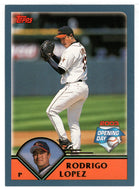 Rodrigo Lopez - Baltimore Orioles (MLB Baseball Card) 2003 Topps Opening Day # 104 Mint