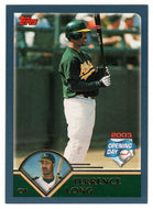 Terrence Long - Oakland Athletics (MLB Baseball Card) 2003 Topps Opening Day # 127 Mint
