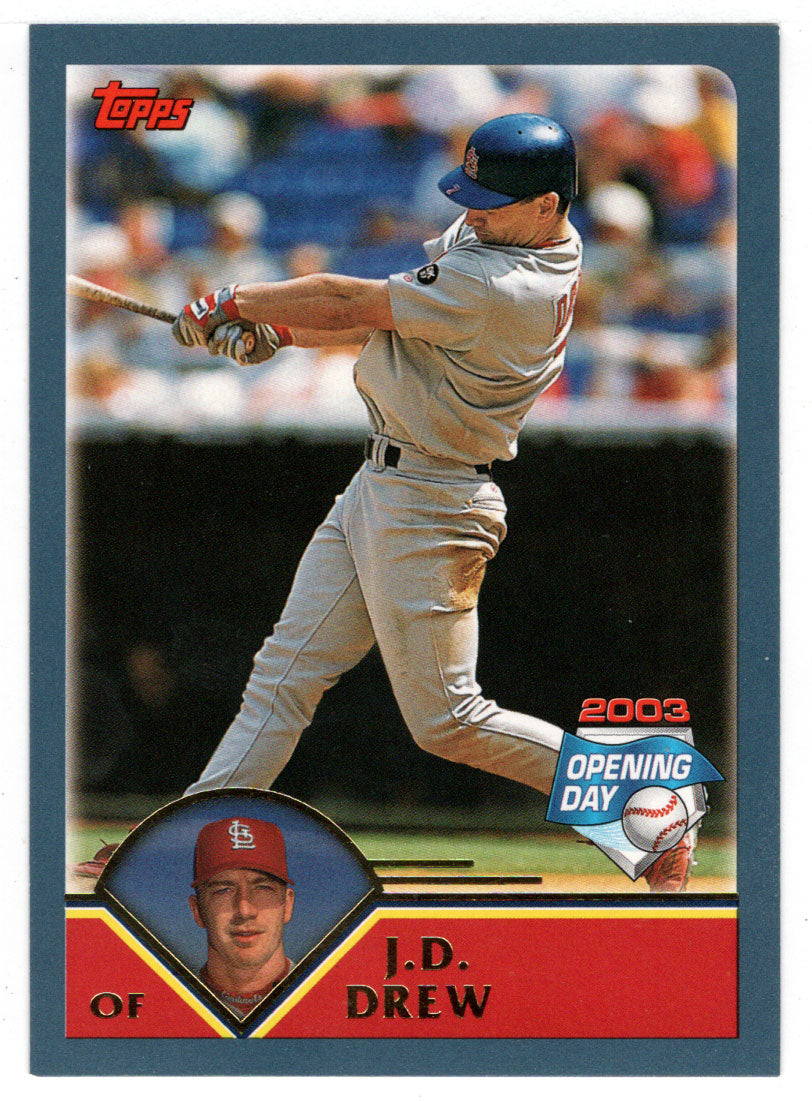 J.D. Drew - St. Louis Cardinals (MLB Baseball Card) 2003 Topps Opening Day # 133 Mint