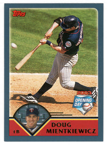 Doug Mientkiewicz - Minnesota Twins (MLB Baseball Card) 2003 Topps Opening Day # 136 Mint