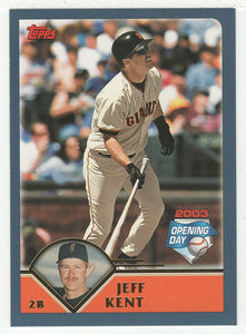 Jeff Kent - San Francisco Giants (MLB Baseball Card) 2003 Topps Opening Day # 140 Mint