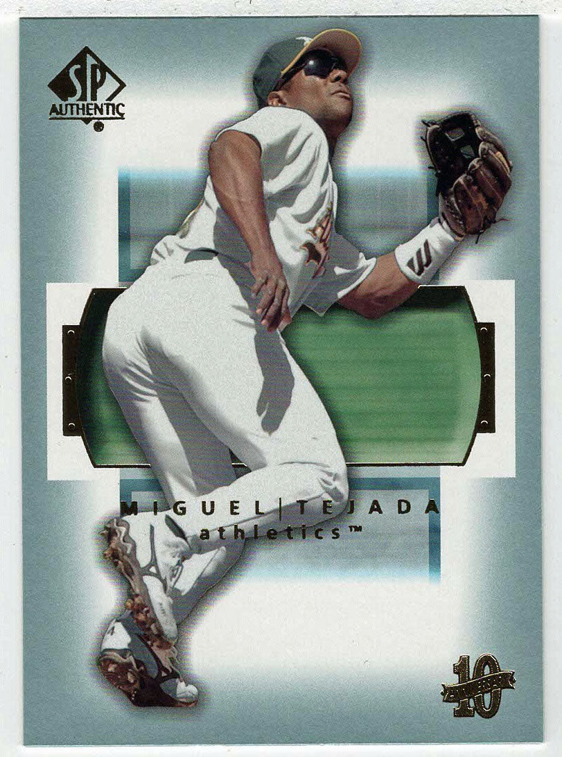 Miguel Tejada - Oakland Athletics (MLB Baseball Card) 2003 Upper Deck SP Authentic # 6 Mint