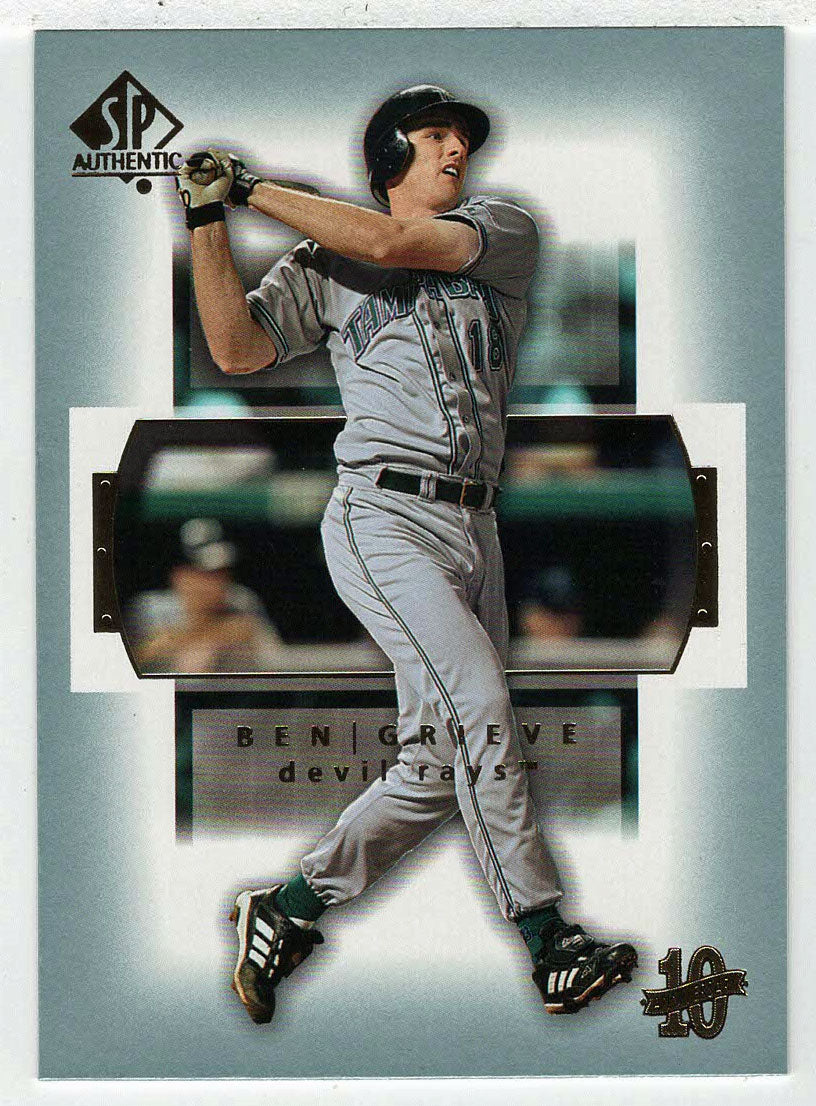 Ben Grieve - Tampa Bay Devil Rays (MLB Baseball Card) 2003 Upper Deck SP Authentic # 10 Mint