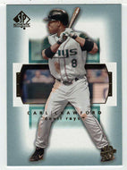 Carl Crawford - Tampa Bay Devil Rays (MLB Baseball Card) 2003 Upper Deck SP Authentic # 11 Mint