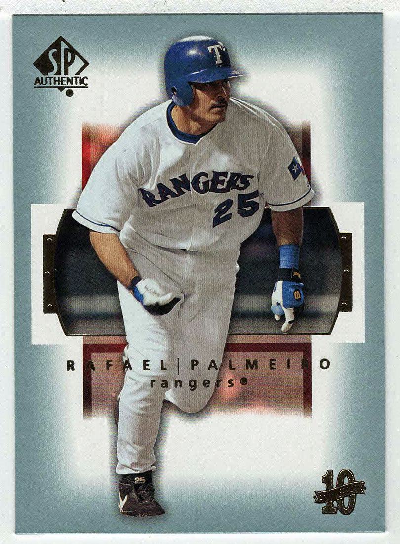 Rafael Palmeiro - Texas Rangers (MLB Baseball Card) 2003 Upper Deck SP Authentic # 22 Mint