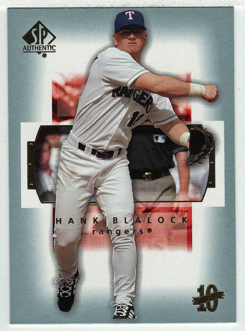 Hank Blalock - Texas Rangers (MLB Baseball Card) 2003 Upper Deck SP Authentic # 23 Mint