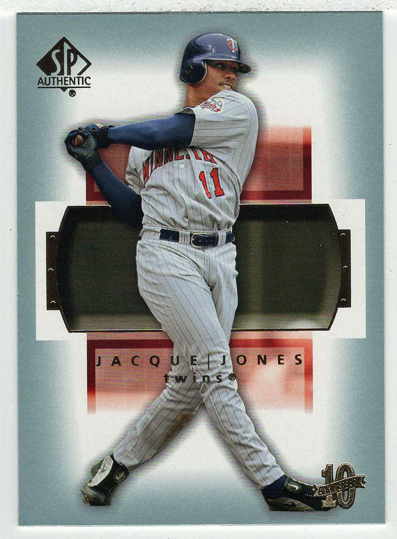 Jacque Jones - Minnesota Twins (MLB Baseball Card) 2003 Upper Deck SP Authentic # 35 Mint