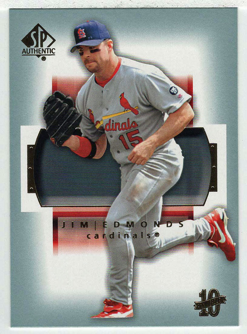 Jim Edmonds - St. Louis Cardinals (MLB Baseball Card) 2003 Upper Deck SP Authentic # 53 Mint