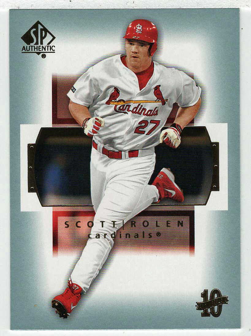 Scott Rolen - St. Louis Cardinals (MLB Baseball Card) 2003 Upper Deck SP Authentic # 55 Mint