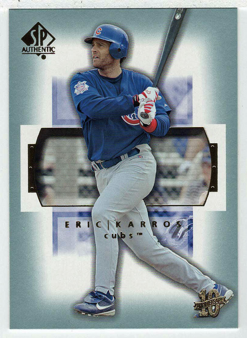Eric Karros - Chicago Cubs (MLB Baseball Card) 2003 Upper Deck SP Authentic # 58 Mint