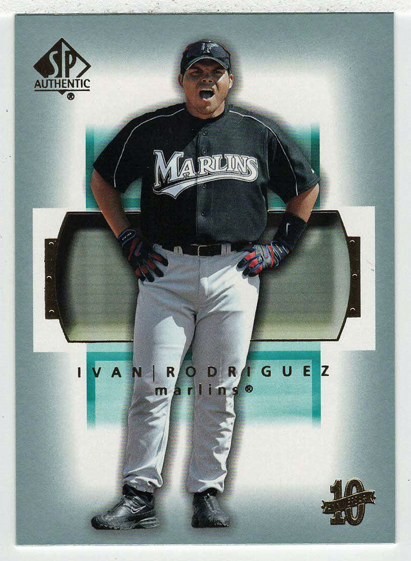 Ivan Rodriguez - Florida Marlins (MLB Baseball Card) 2003 Upper Deck SP Authentic # 70 Mint