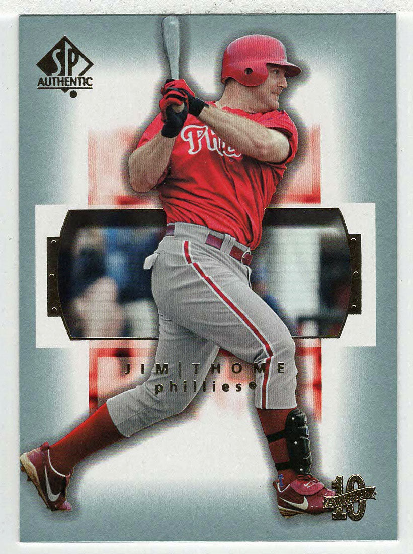 Jim Thome - Philadelphia Phillies (MLB Baseball Card) 2003 Upper Deck SP Authentic # 79 Mint
