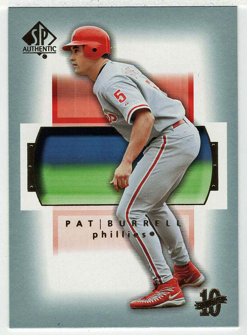 Pat Burrell - Philadelphia Phillies (MLB Baseball Card) 2003 Upper Deck SP Authentic # 80 Mint