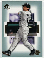 Todd Helton - Colorado Rockies (MLB Baseball Card) 2003 Upper Deck SP Authentic # 89 Mint