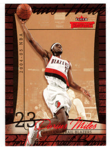 Darius Miles - Portland Trail Blazers (NBA Basketball Card) 2004-05 Fleer Throwbacks # 16 Mint